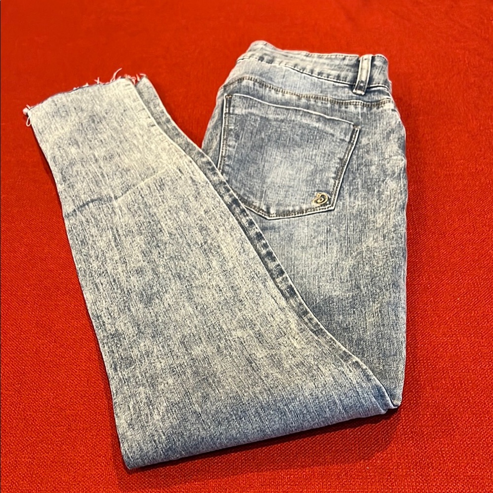 Indigo Rein Blue Skinny Jeans with Vintage Wash